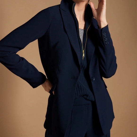 Talbot’s Easy Travel Blazer, 20 plus Indigo Blue EUC - Picture 5 of 8